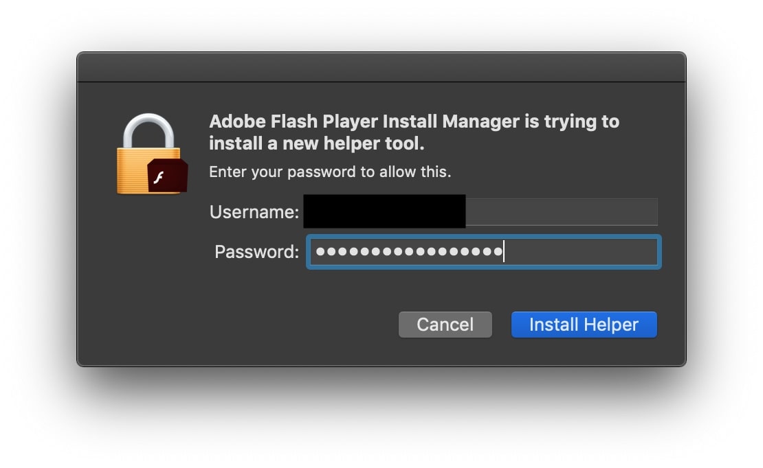 which adobe flash player for mac